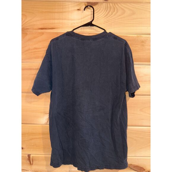 Men's Faded Black "40s & Shorties" Rainbow Graphic Tee/T-Shirt - Picture 3 of 5